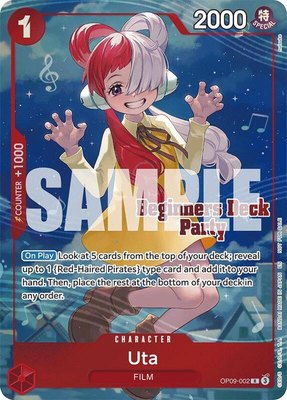 Uta (Beginners Deck Party [ST-23] - [ST-28] Winner Pack), One Piece Promotion Cards