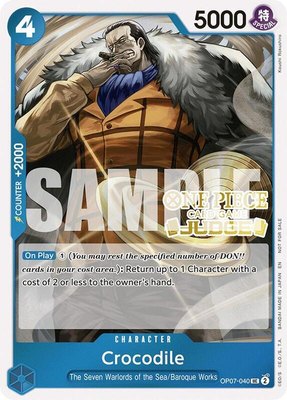Crocodile (Judge Pack Vol. 6), One Piece Promotion Cards