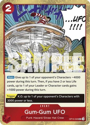 Gum-Gum UFO (Judge Pack Vol. 6), One Piece Promotion Cards