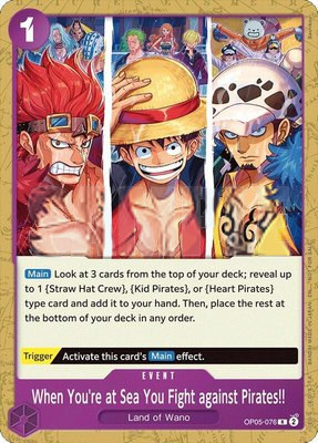 When You're at Sea You Fight against Pirates!! (2025 Pirates League Store Qualifier), One Piece Promotion Cards