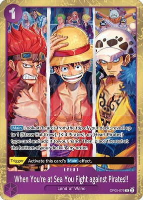 When You're at Sea You Fight against Pirates!! (2025 Pirates League Store Qualifier Winner), One Piece Promotion Cards