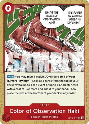Color of Observation Haki, Legacy of the Master