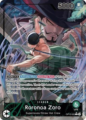 Roronoa Zoro (020) (Alternate Art), Legacy of the Master