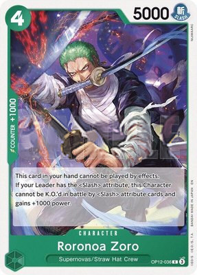 Roronoa Zoro (036), Legacy of the Master