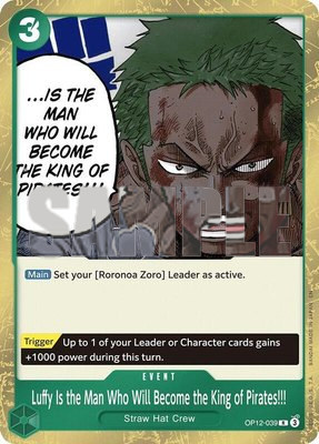 Luffy Is the Man Who Will Become the King of Pirates!!!, Legacy of the Master