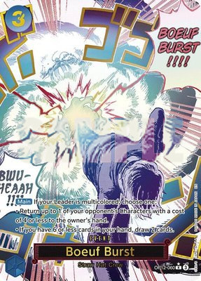 Boeuf Burst (Alternate Art), Legacy of the Master
