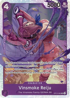 Vinsmoke Reiju, Legacy of the Master