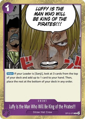 Luffy Is the Man Who Will Be King of the Pirates!!!, Legacy of the Master