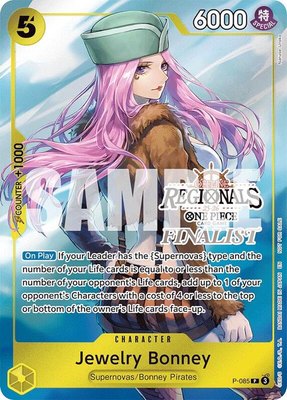 Jewelry Bonney (Offline Regional Finalist Card Set 2025 Vol.2), One Piece Promotion Cards