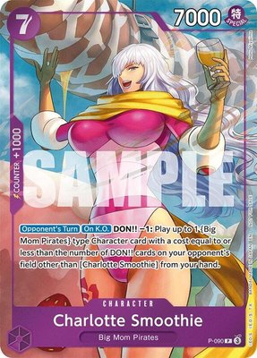 Charlotte Smoothie (Event Pack Vol. 7), One Piece Promotion Cards
