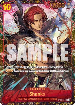 Shanks (Championship 25-26 Offline Regionals Season 2), One Piece Promotion Cards