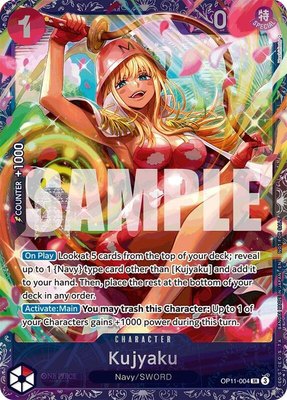 Kujyaku (Treasure Cup August 2025), One Piece Promotion Cards