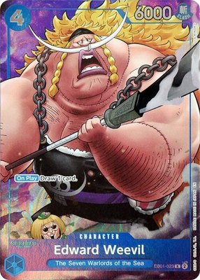 Edward Weevil (Seven Warlords of the Sea Binder Set), One Piece Promotion Cards
