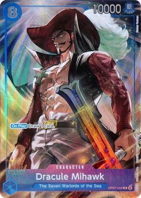 Dracule Mihawk (Seven Warlords of the Sea Binder Set), One Piece Promotion Cards