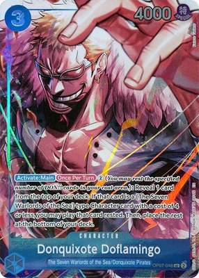 Donquixote Doflamingo (Seven Warlords of the Sea Binder Set), One Piece Promotion Cards