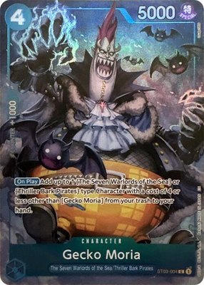 Gecko Moria (Seven Warlords of the Sea Binder Set), One Piece Promotion Cards