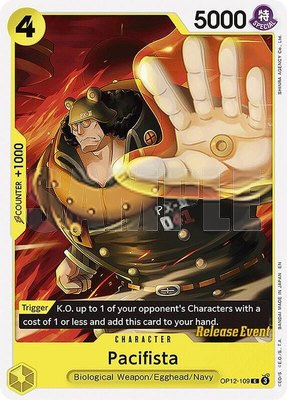 Pacifista, Legacy of the Master Release Event Cards