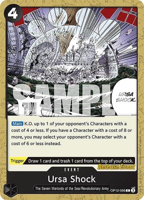 Ursa Shock, Legacy of the Master Release Event Cards