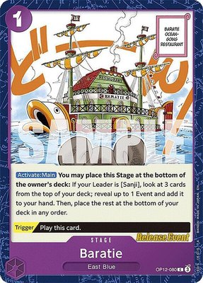 Baratie, Legacy of the Master Release Event Cards