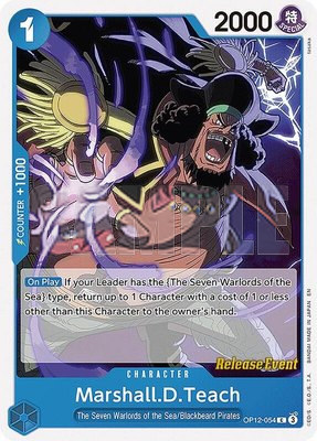 Marshall.D.Teach, Legacy of the Master Release Event Cards