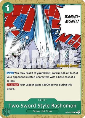 Two-Sword Style Rashomon, Legacy of the Master Release Event Cards