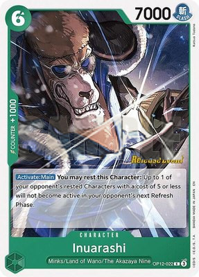 Inuarashi, Legacy of the Master Release Event Cards