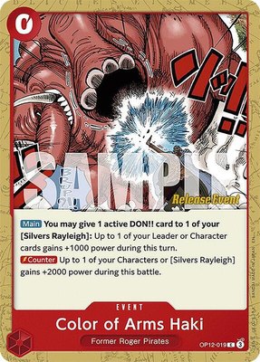 Color of Arms Haki, Legacy of the Master Release Event Cards
