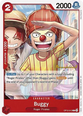 Buggy (012), Legacy of the Master Release Event Cards