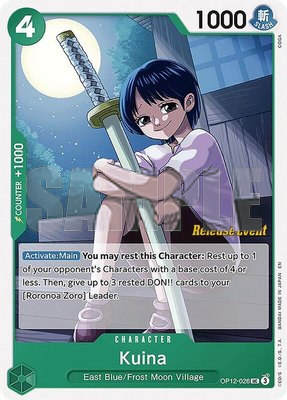 Kuina, Legacy of the Master Release Event Cards