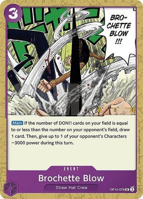 Brochette Blow, Legacy of the Master Release Event Cards