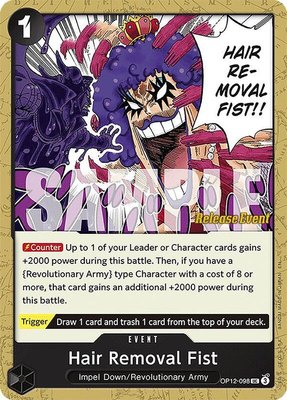 Hair Removal Fist, Legacy of the Master Release Event Cards