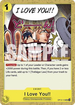 I Love You!!, Legacy of the Master Release Event Cards