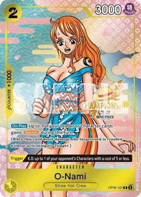 O-Nami (CS 25-26 Event Pack), One Piece Promotion Cards