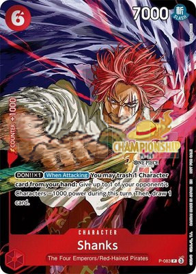 Shanks (CS 25-26 Event Pack), One Piece Promotion Cards