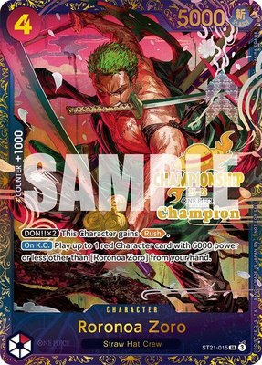 Roronoa Zoro (CS 25-26 1st Place), One Piece Promotion Cards