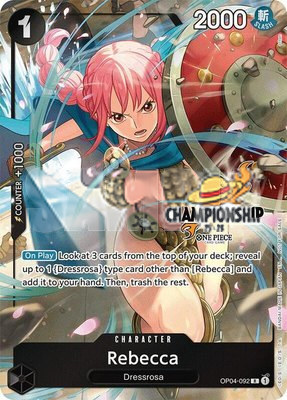 Rebecca (CS 25-26 Celebration Pack), One Piece Promotion Cards
