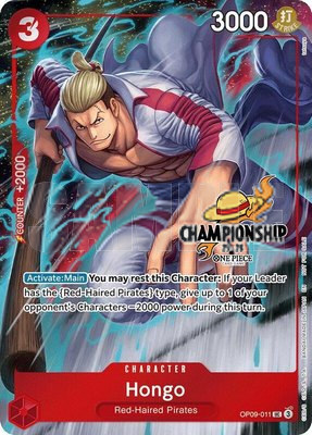 Hongo (CS 25-26 Celebration Pack), One Piece Promotion Cards