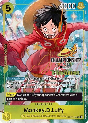Monkey.D.Luffy (CS 25-26 Finalist Card Set 1), One Piece Promotion Cards