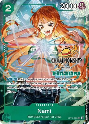 Nami (CS 25-26 Finalist Card Set 1), One Piece Promotion Cards