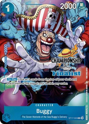Buggy (CS 25-26 Finalist Card Set 1), One Piece Promotion Cards