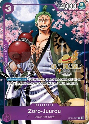 Zoro-Juurou (CS 25-26 Event Pack Finalist Ver.), One Piece Promotion Cards