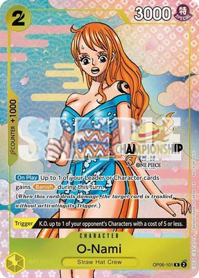 O-Nami (CS 25-26 Event Pack Finalist Ver.), One Piece Promotion Cards