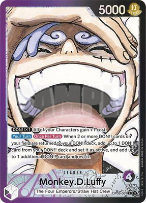 Monkey.D.Luffy (OP09-061) (Jumbo), One Piece Promotion Cards