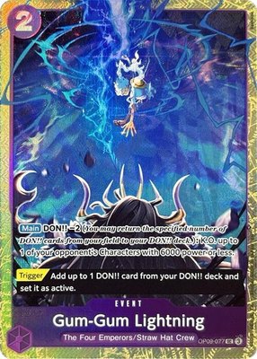 Gum-Gum Lightning (Premium Card Collection -Best Selection Vol. 4-), One Piece Promotion Cards