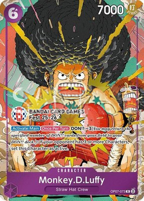 Monkey.D.Luffy (BANDAI Card Games Fest 25-26), One Piece Promotion Cards