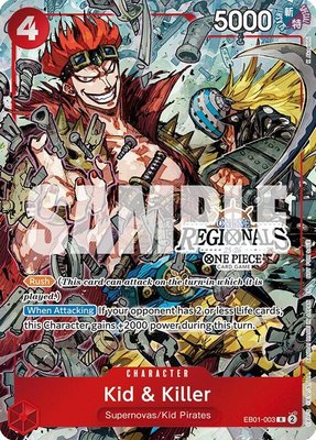 Kid & Killer (Online Regional Participation Pack 2025 Vol.2), One Piece Promotion Cards