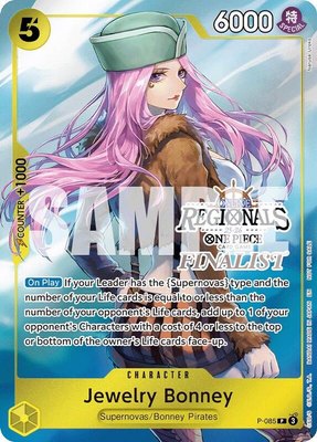 Jewelry Bonney (Online Regional Finalist Card Set 2025 Vol.2), One Piece Promotion Cards