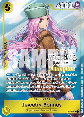 Jewelry Bonney (Online Regional Champion Card Set 2025 Vol.2), One Piece Promotion Cards