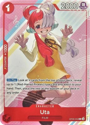 Uta (Welcome Pack Vol. 2), One Piece Promotion Cards