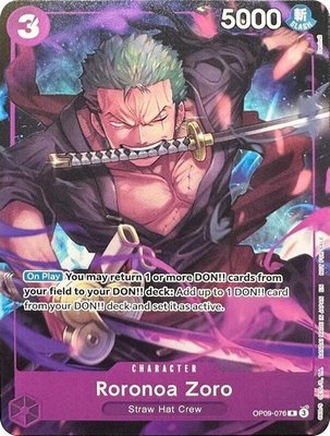 Roronoa Zoro (Welcome Pack Vol. 2), One Piece Promotion Cards